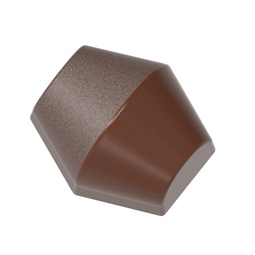 Chocoladevorm liggende kegel