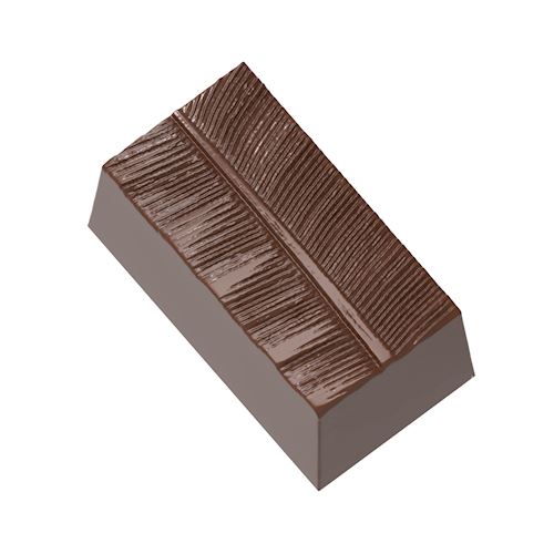 Chocoladevorm blok bananenblad - Nora Chokladskola