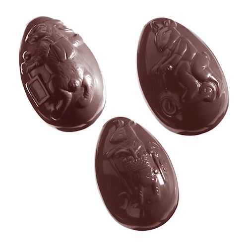 Chocoladevorm ei haas 74 mm 8 fig.