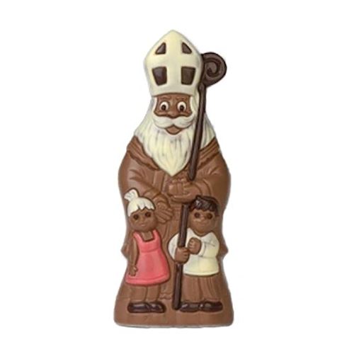 Chocoladevorm Sinterklaas + kinderen 185 mm