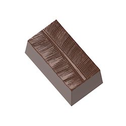 Chocoladevorm blok bananenblad - Nora Chokladskola