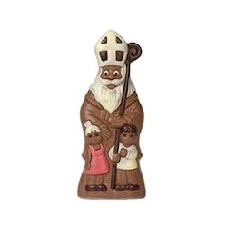 Chocoladevorm Sinterklaas + kinderen 185 mm