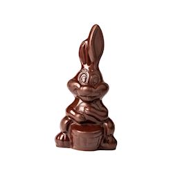Chocoladevorm haas met mandje 245 mm